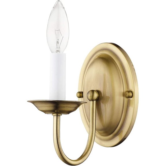 Livex 4151-01 Wall Sconce Antique Brass