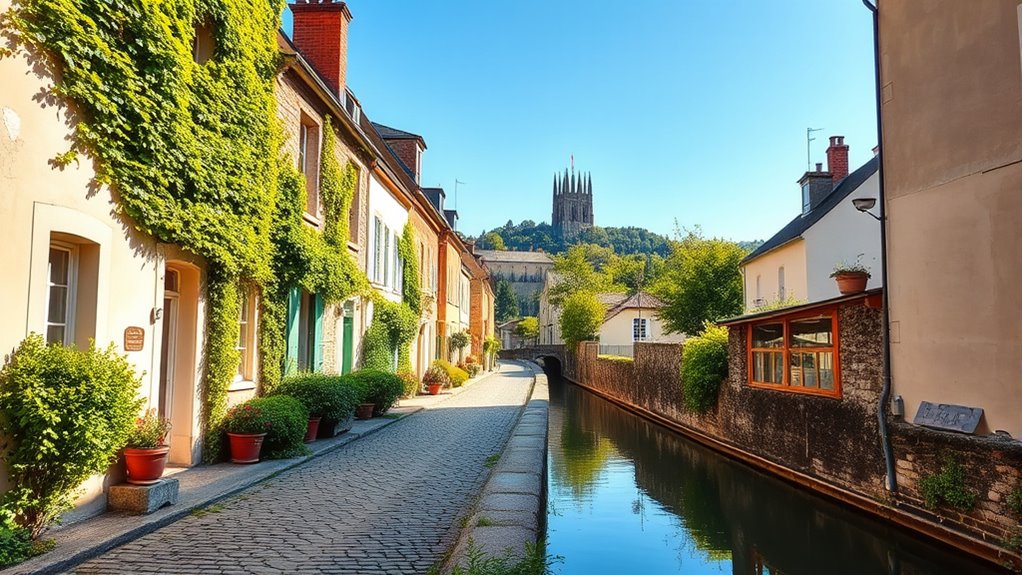 artistic towns with historic sites