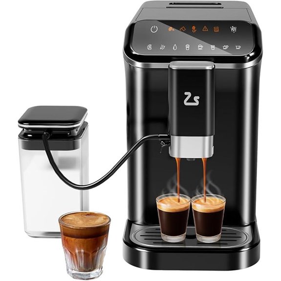 Automatic Espresso Machine with GrinDer & Milk Frother