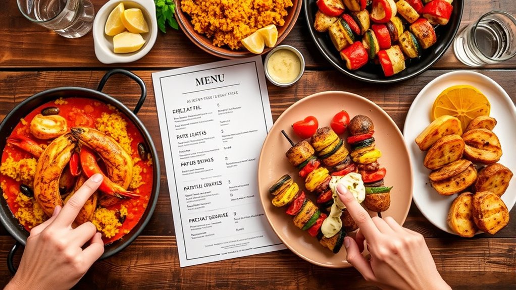 avoid allergens in spanish cuisine