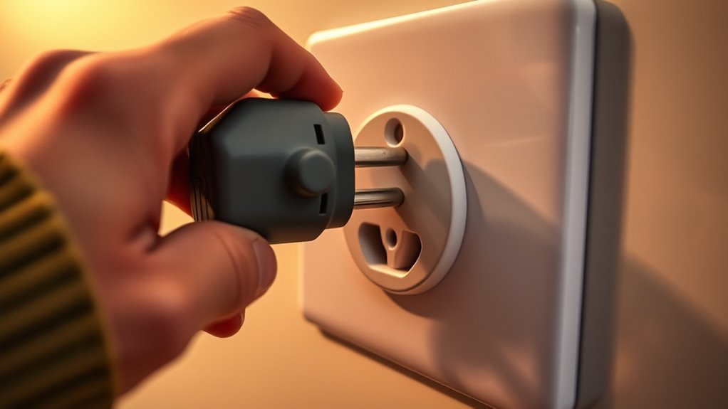 avoid forcing unfamiliar plugs