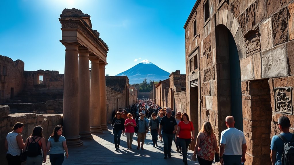 avoid mid morning crowds and heat