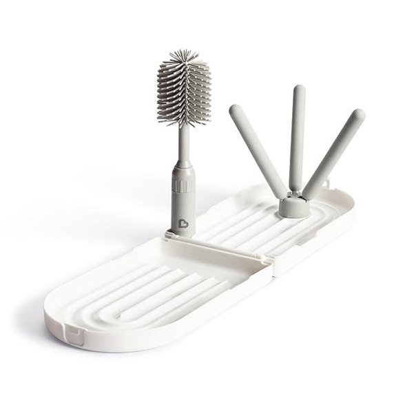 Munchkin Travel Baby Bottle Drying Rack & Brush