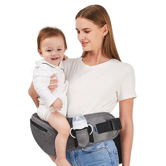 Baby Hip Carrier with Waistband & Pockets