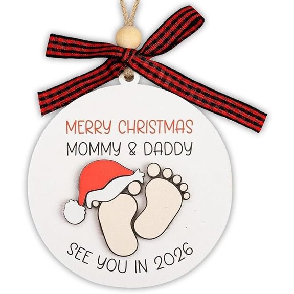 Baby Expecting 2026 Ornament Gift for Parents