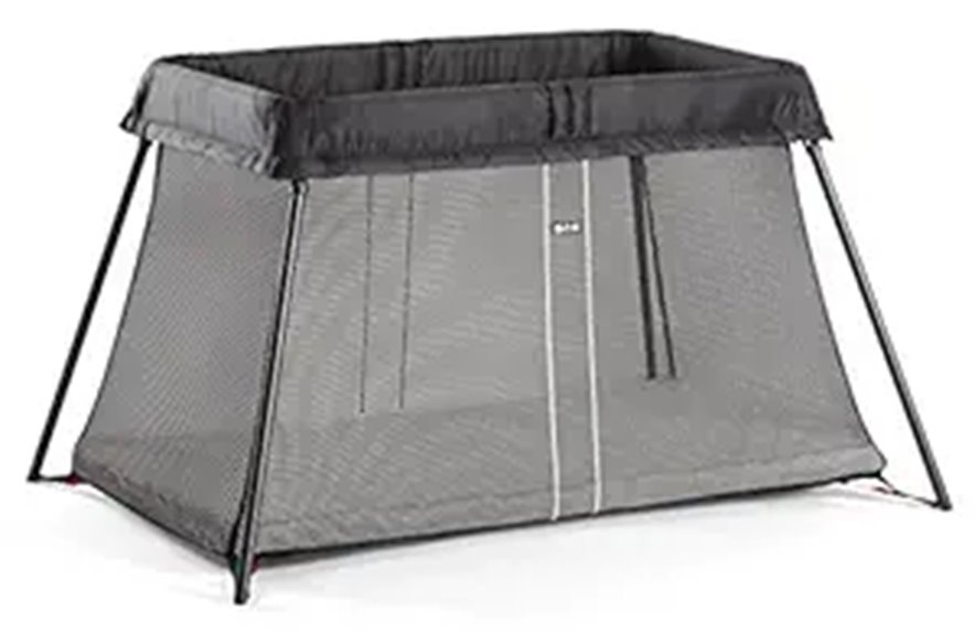 BabyBjörn Travel Crib Light - Black (040280US) One Size