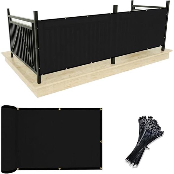 UPGRADE Balcony Privacy Screen Fence (3x16')