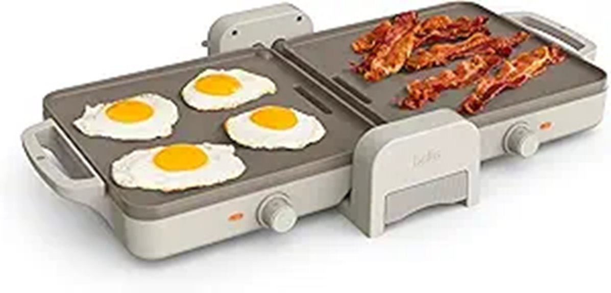 Bella 10x20 Ceramic Dual-Temp Griddle