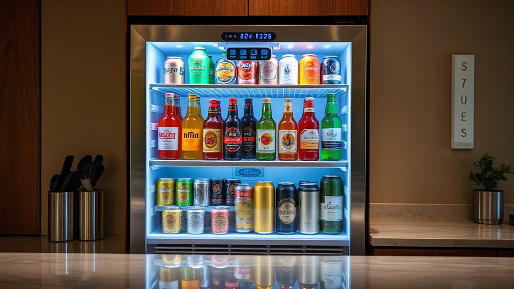 beverage fridge features checklist