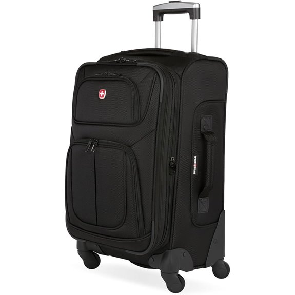 SwissGear Sion 25-Inch Expandable Luggage Black