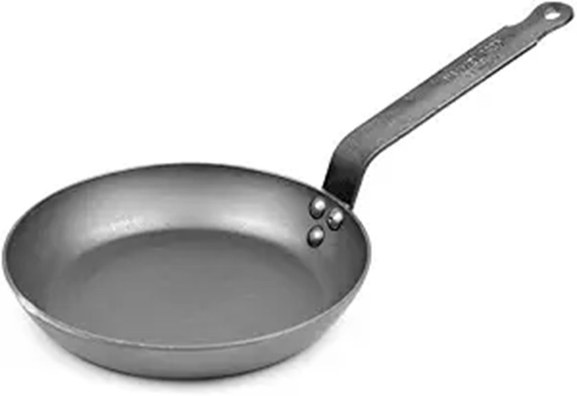 black carbon nonstick frying pan