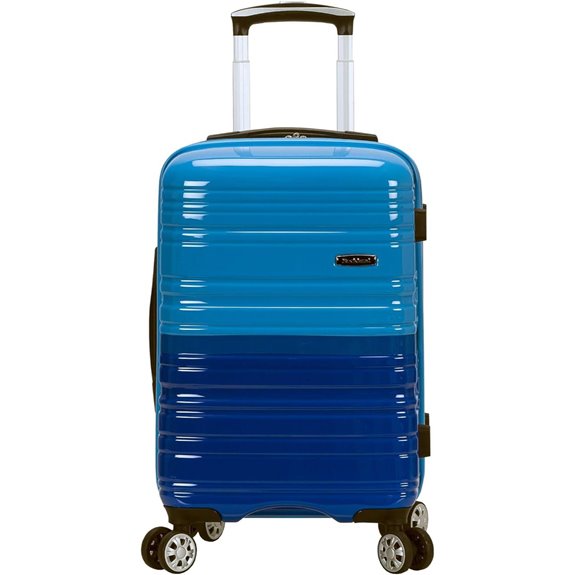 Rockland Melbourne 20-Inch Blue Spinner Luggage