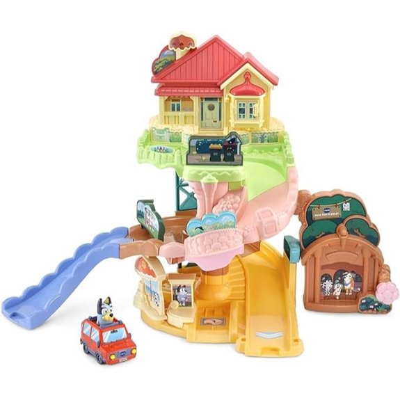 bluey travel vehicle playset