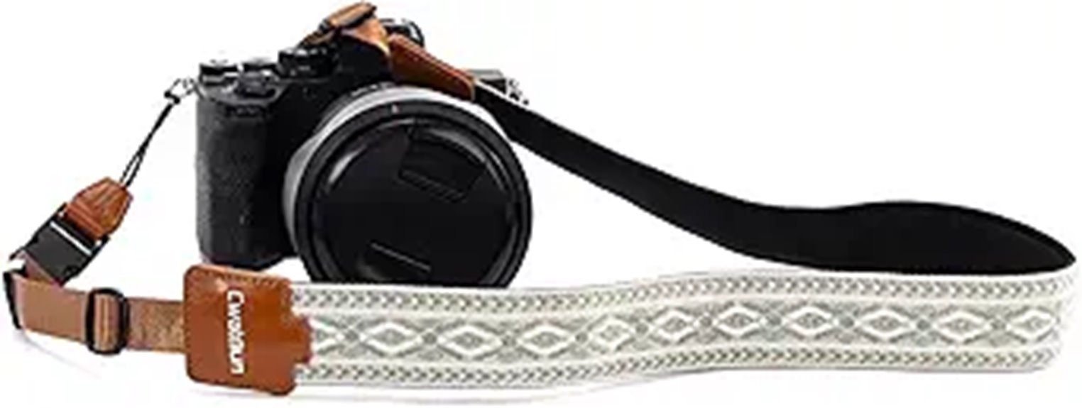 Bohemian Floral Camera Strap for DSLR Cameras