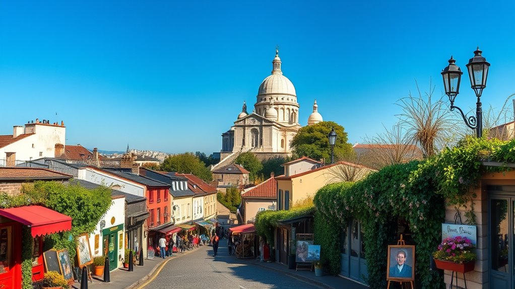 bohemian hilltop artistic district