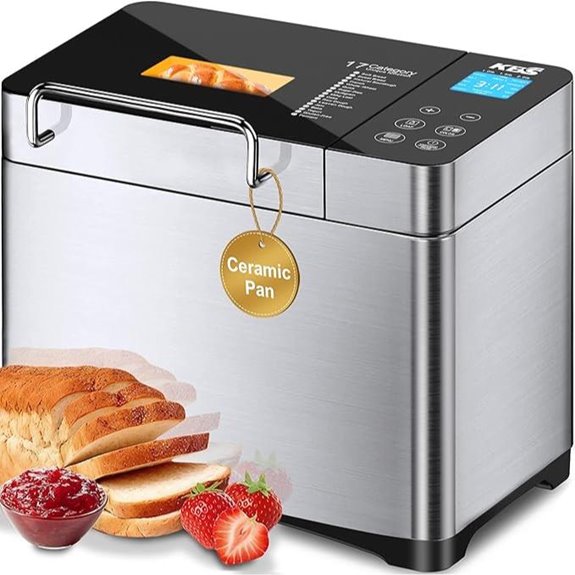 KBS Pro 710W Bread Maker with Nut Dispenser