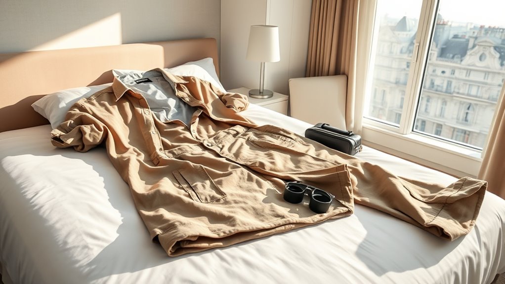 breathable odor resistant travel clothing