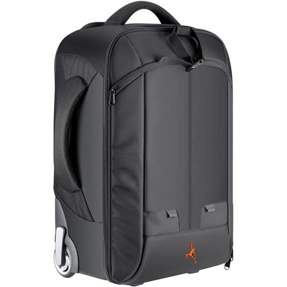 Wheeled Camera Backpack with Detachable Compartments