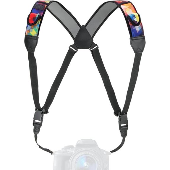 USA Gear DSLR Camera Strap with Quick Release Buckles