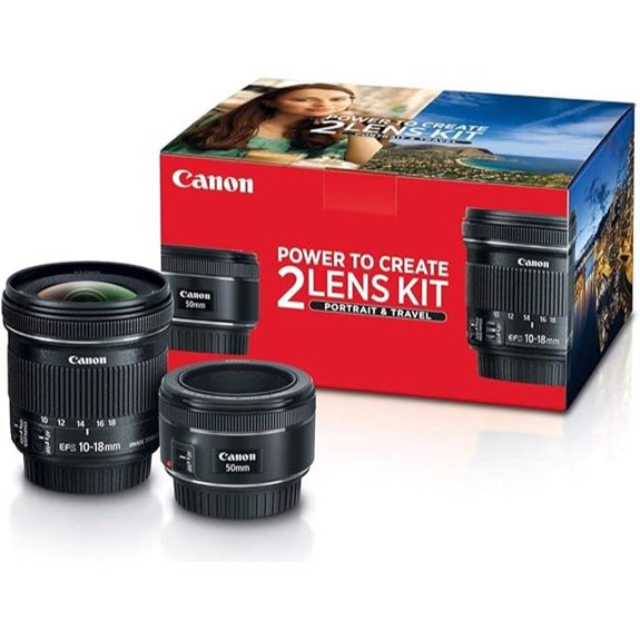 Canon Two-Lens Portrait & Travel Kit (50mm 10-18mm)