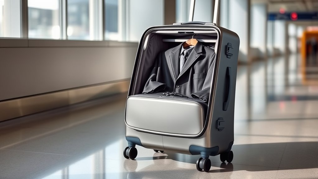 carry on suitcase features