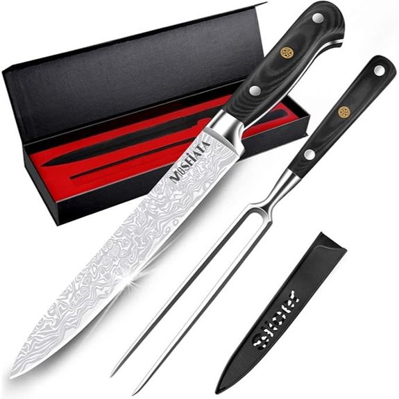 MOSFiATA 8 Carving Knife & 7 Fork Set
