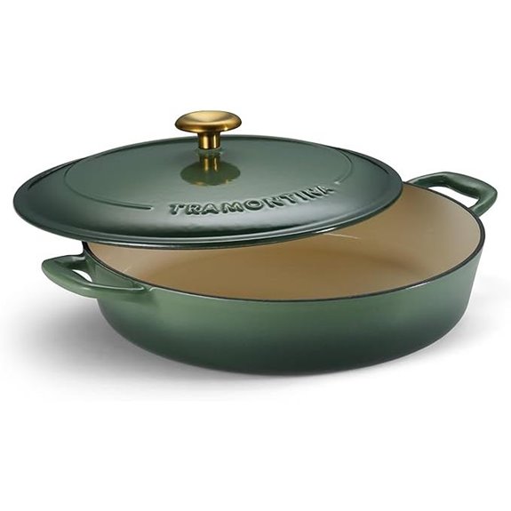 Tramontina Cast Iron Braiser Pan with Lid