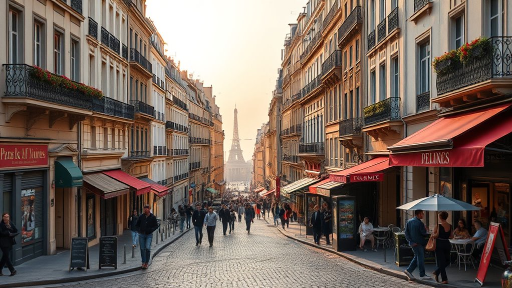 central paris tourist hub