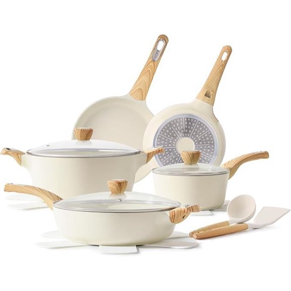 ceramic non stick cookware set