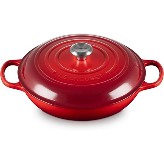 Le Creuset Enameled Cast Iron Signature Braiser 3.5 qt. Cerise