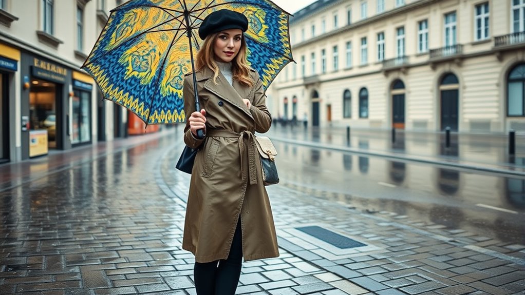 chic waterproof rain gear