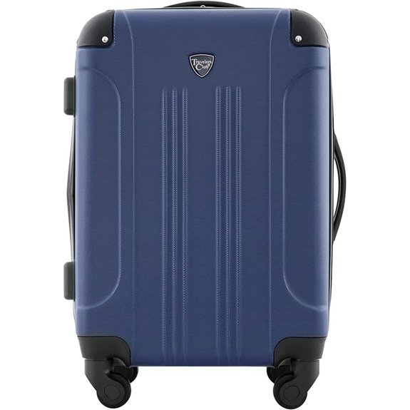 Travelers Club Chicago Spinner Luggage Navy Blue 20