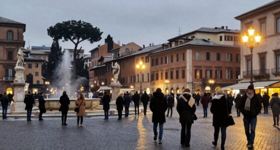 chilly crowded roman winter
