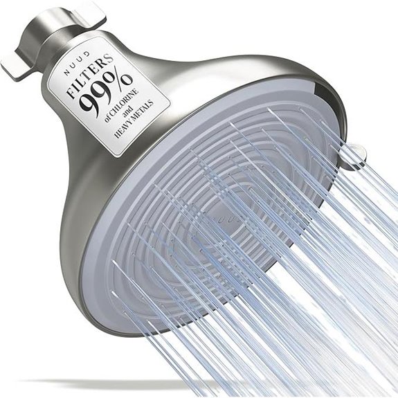 NUUD Filtered Shower Head with Chlorine Removal