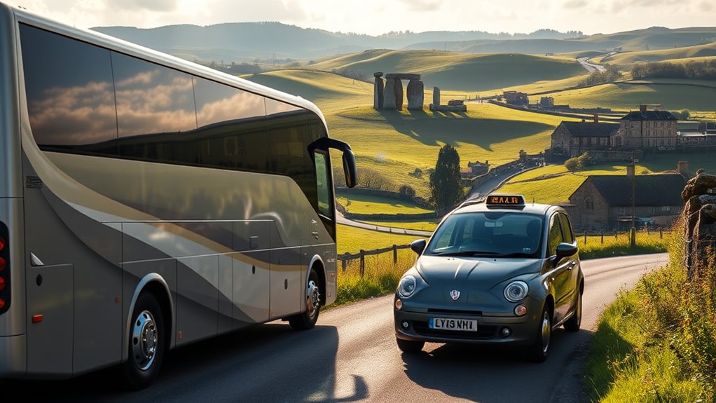 choose coach or taxi