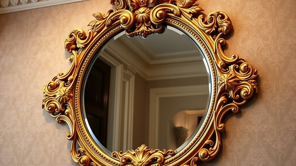 choose matching ornate wall mirror
