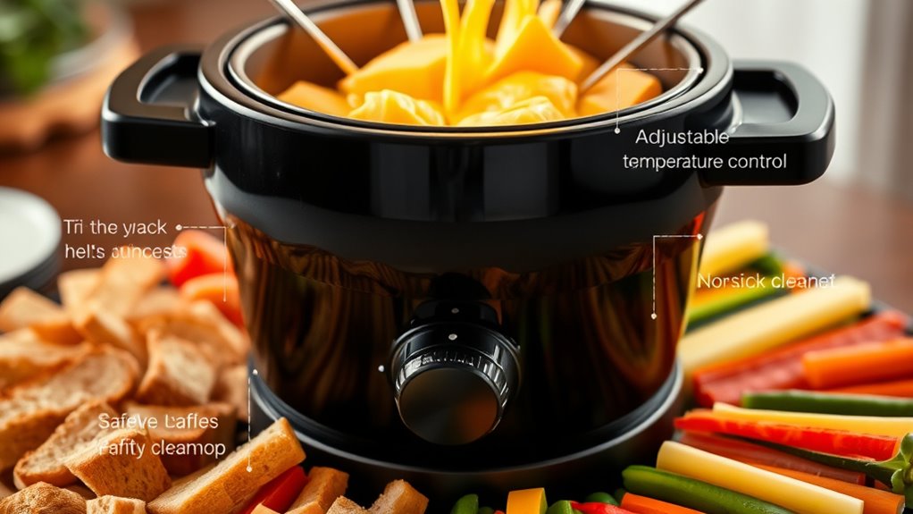 choosing the right cheese fondue pot