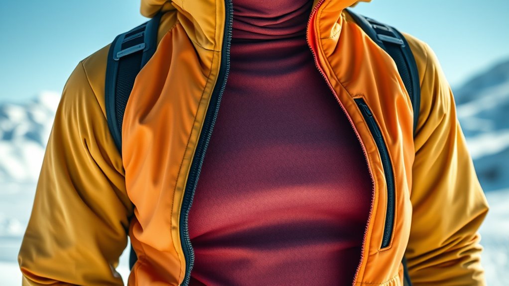 choosing warm breathable layers