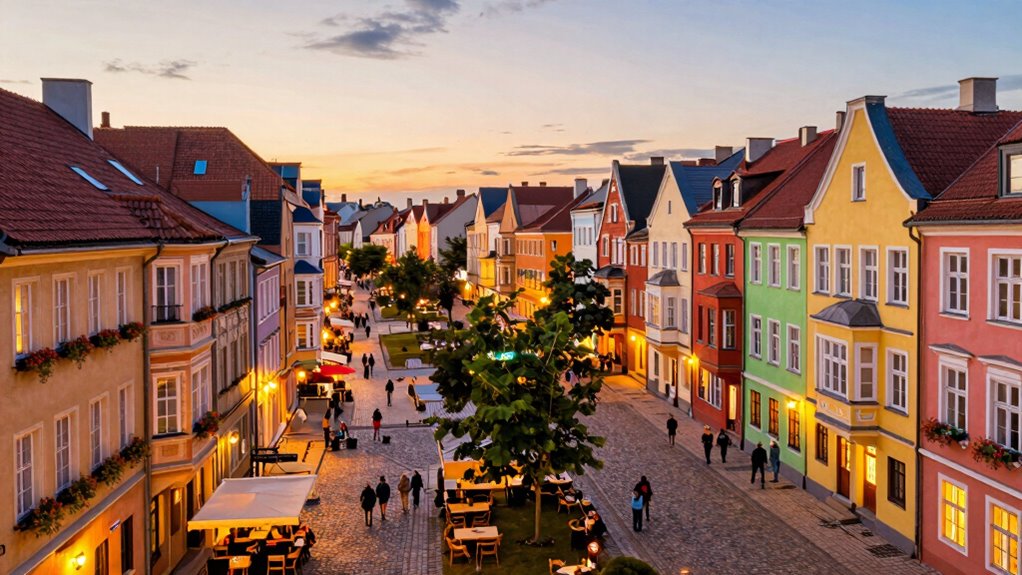 city center or neighborhoods