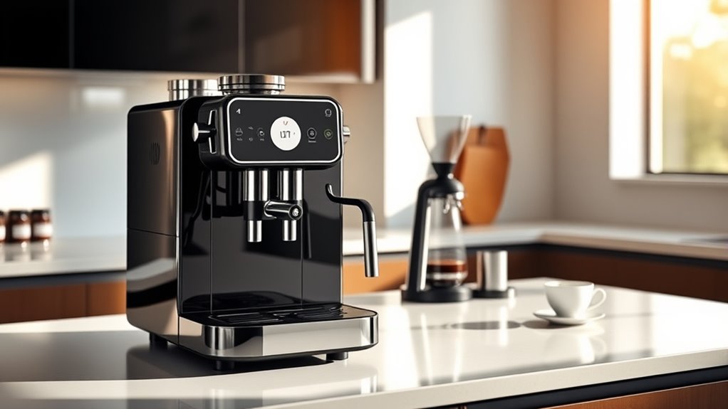 coffee machine features and maintenance