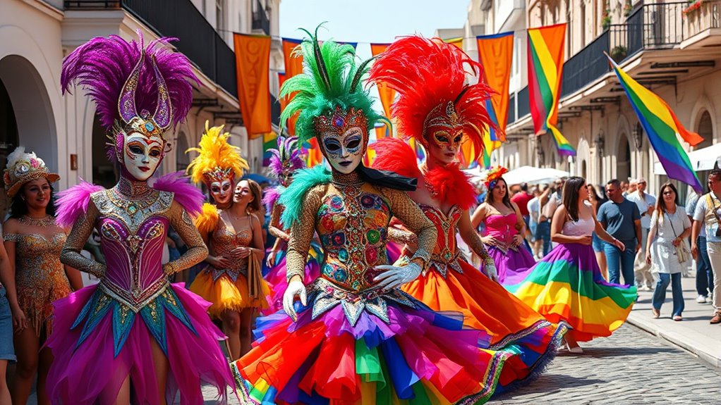 colorful inclusive festival celebration