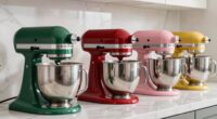 colorful kitchenaid mixers