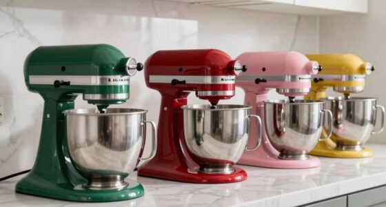 colorful kitchenaid mixers