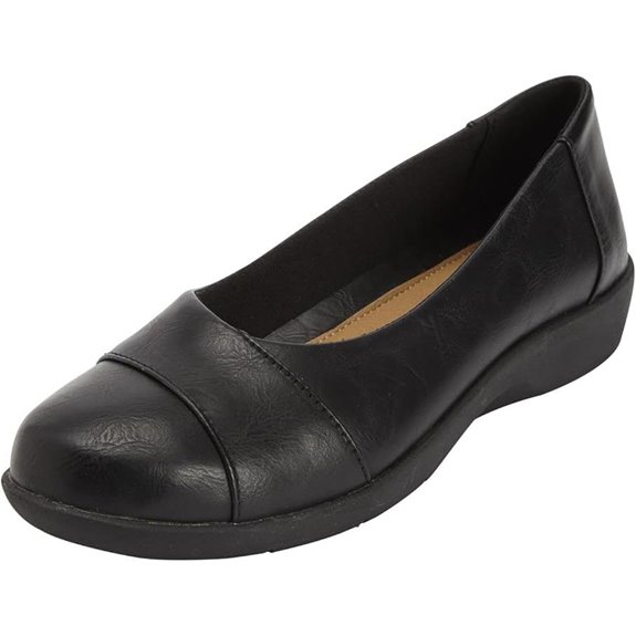 Comfortview Women's Wide Width The Gab Flat