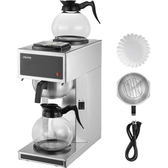 VEVOR 12-Cup Commercial Drip Coffee Maker