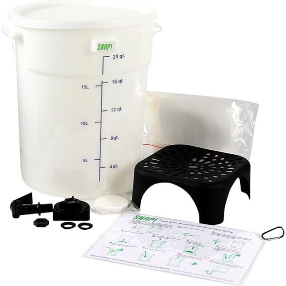 Snap! Cold Brew Bucket - 5 Gallon Commercial System