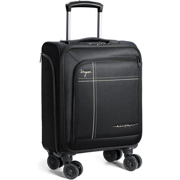 16.5-Inch Underseat Carry-On Luggage with Spinner Wheels