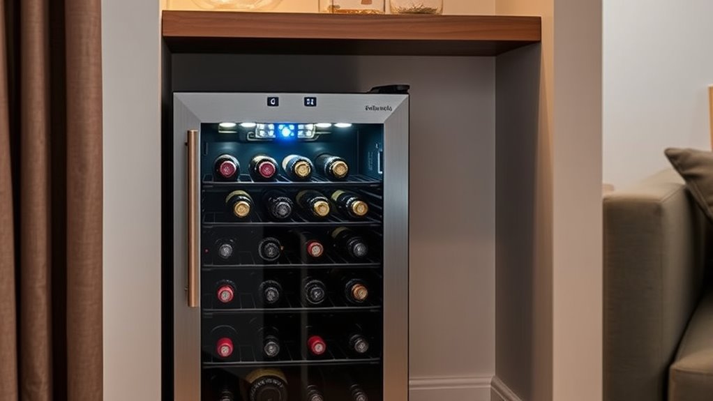 compact adaptable wine storage
