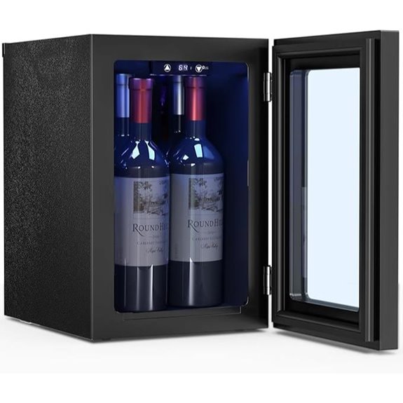 Antarctic Star 4-Bottle Countertop Wine Cooler Refrigerator