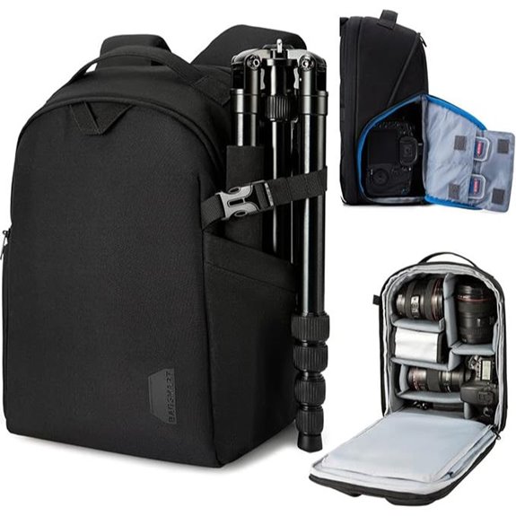BAGSMART Small Camera Backpack with Rain Cover